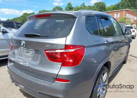 2017 BMW X3 xDrive28I из США, поврежденный, VIN 5UXWX9C56H0T01934
